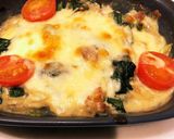Xmasにも♫ベーコンほうれん草グラタン作り方9写真