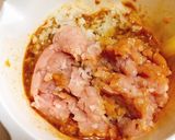 鶏団子　つくね　鳥ムネミンチでふんわり作り方3写真