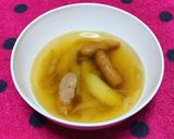 レンジで超簡単♪残ったおかず再利用スープ作り方3写真