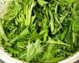 水菜とツナフレークの和風ほっこりスープ♪作り方1写真