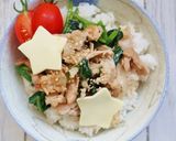 簡単でおすすめ♪ほうれん草入り豚丼作り方4写真
