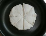 X’mas★彡ちぎり白パンサンドのリース作り方2写真