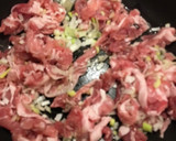 豚こまときのこのピリ辛味噌炒め作り方3写真