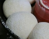X’mas★彡ちぎり白パンサンドのリース作り方6写真