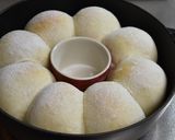 X’mas★彡ちぎり白パンサンドのリース作り方8写真
