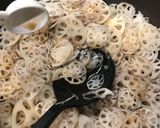 めんつゆ　蓮根きんぴら作り方5写真