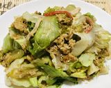 レタスとふわふわ卵のカニカマ中華炒め作り方5写真