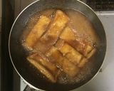 超簡単☆甘辛がうまい！たぬきつねうどん♫作り方3写真
