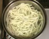 超簡単☆甘辛がうまい！たぬきつねうどん♫作り方7写真