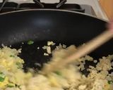 キムチ豆腐炒飯のチーズ乗せ焼き作り方3写真