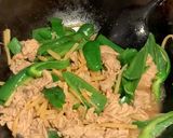 男飯！チンジャオロース丼✨作り方7写真