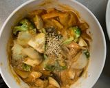 肉無チクワ簡単キムチごまドレ味野菜炒め作り方19写真