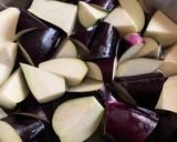 なすとピーマンのひき肉味噌炒め作り方1写真