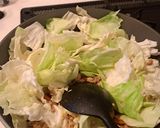 キャベツの肉味噌炒め作り方5写真