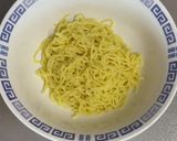ニンニクとネギの塩味スープ！冷しラーメン作り方6写真