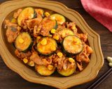 豚こまとズッキーニのケチャップカレー炒め作り方7写真