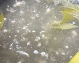 鶏ハムの残り汁で中華たまごスープ作り方2写真