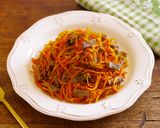 レンジで★牛肉とにんじんのチミチュリソース和え作り方6写真