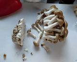 ネギとキノコとパプリカのバター焼きうどん作り方1写真