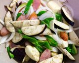 かんたんおいしい！茄子入りナポリタン作り方3写真