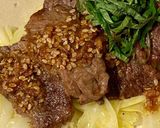 牛肉とキャベツの梅ごまソーsu！作り方1写真