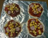 餃子の皮でつくる!パリパリミニピザ作り方4写真