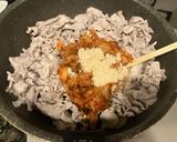 ゆで豚こま肉の甘辛豚キムチ作り方3写真