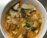 肉無チクワクリーミー味噌デミ味野菜炒め作り方18写真