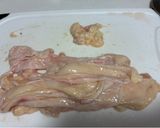 鶏皮で簡単おつまみ😋ポン酢ともみじおろしで🤤作り方1写真