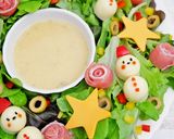 クリスマスにぴったり！リースサラダ作り方7写真