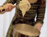 Xmasパンケーキ クリスマスツリー作り方1写真