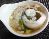 ねぎま鍋(汁)風目玉煮込み作り方10写真