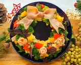 ハムポテトサラダリース作り方2写真