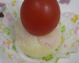 キャラ弁 ポテトサラダのカップケーキ作り方4写真