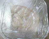 鶏むね肉サラダチキン☆青ねぎわさびマヨ作り方5写真