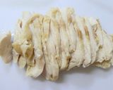 鶏むね肉サラダチキン☆青ねぎわさびマヨ作り方8写真