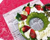 レンジで簡単おからクリスマスリースケーキ作り方6写真