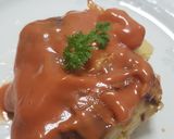 チキン(鶏肉)とウズラの卵のハンバーグ作り方6写真