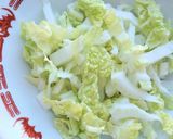 白菜・油揚げのナムル♪作り方1写真