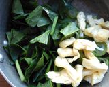 ほうれん草と大根おろしの味噌汁♪作り方2写真