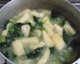 ほうれん草と大根おろしの味噌汁♪作り方4写真