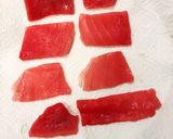 簡単！まぐろの揚げせんべい風♡離乳食作り方1写真