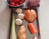 牛肩ロース肉でハッシュドビーフ作り方1写真