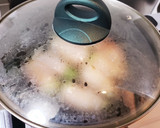豚肉のネギとキャベツ巻きトマトソースがけ作り方7写真