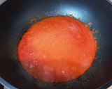 豚肉のネギとキャベツ巻きトマトソースがけ作り方9写真