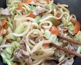 ☆オリーブオイルの塩焼うどん☆作り方5写真