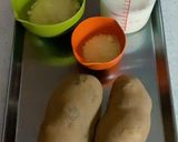 チーズ入りマッシュポテト作り方1写真