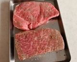 ステーキとベリー&シャリアピンソース作り方1写真