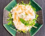 【3分で完成】水菜ととろろの雪雲サラダ作り方3写真