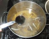 温かいもずくキムチスープ♪簡単食物繊維作り方6写真